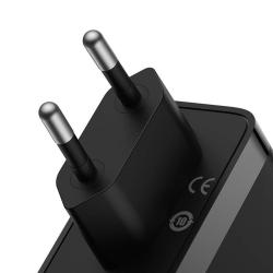 Baseus Nástěnná nabíječka GaN5 Pro 2xUSB-C + USB, 140 W (černá)