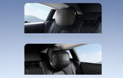 Baseus Oboustranný polštář do opěrky hlavy automobilu s podložkou Comfort Ride (černý)