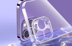 Baseus Pouzdro Crystal Series pro iPhone 11 pro max (čiré) + tvrzené sklo + čisticí sada