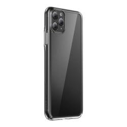 Baseus Pouzdro Crystal Series pro iPhone 11 pro max (čiré) + tvrzené sklo + čisticí sada