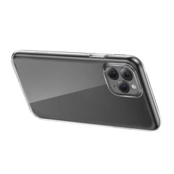 Baseus Pouzdro Crystal Series pro iPhone 11 pro max (čiré) + tvrzené sklo + čisticí sada