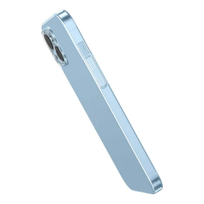 Baseus Pouzdro Crystal Series pro iPhone 14 Plus + tvrzené sklo