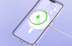 Baseus Pouzdro na telefon Magnetic Crystal Clear pro iPhone 13 (průhledné) s ochranným krytem displeje z tvrzeného skla a čisticí sadou