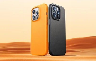 Baseus Pouzdro na telefon pro iPhone 15 Plus Fauxther Series (černé)