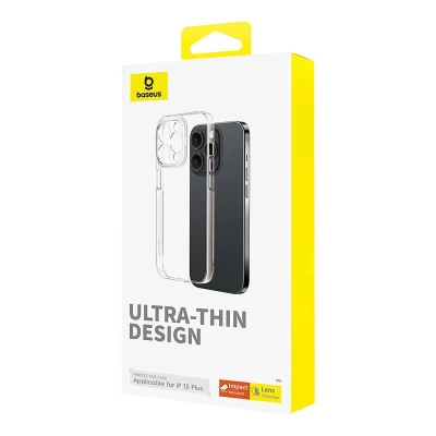 Baseus Pouzdro na telefon pro iPhone 15 Plus OS-Lucent Series (čiré)