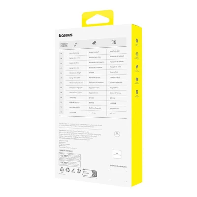 Baseus Pouzdro na telefon pro iPhone 15 Plus OS-Lucent Series (čiré)