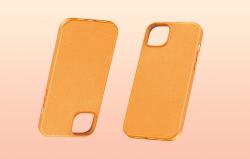 Baseus Pouzdro na telefon pro iPhone 15 Pro Fauxther Series (oranžové)