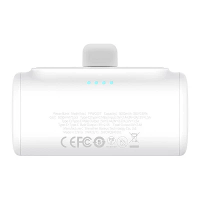 Baseus Compact bílá 5000mAh 20W USB-C powerbanka