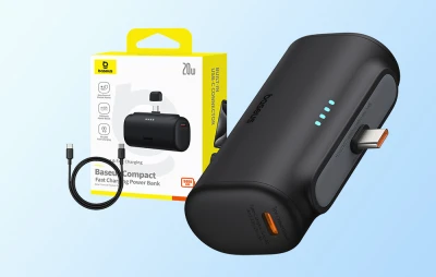 Baseus Compact 5000mAh 20W USB-C černá powerbanka