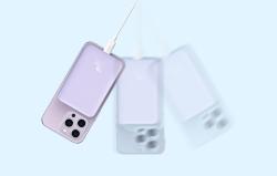 Baseus Powerbanka Magnetic Mini 10000mAh 20W MagSafe (fialová)