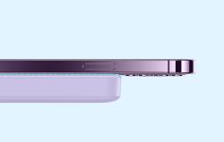 Baseus Powerbanka Magnetic Mini 10000mAh 20W MagSafe (fialová)