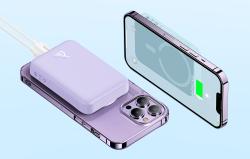 Baseus Powerbanka Magnetic Mini 10000mAh 20W MagSafe (fialová)