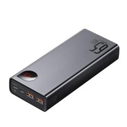 Baseus Powerbanka Adaman Metal 20000mAh PD QC 3.0 65W 2xUSB USB-C micro USB (černá)