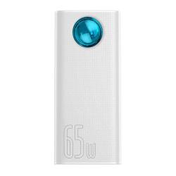 Baseus Powerbanka Amblight 30000mAh, 4xUSB, USB-C, 65W (bílá)