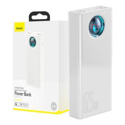 Baseus Powerbanka Amblight 30000mAh, 4xUSB, USB-C, 65W (bílá)