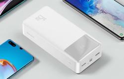 Baseus Powerbanka Bipow 30000mAh, 15W (bílá)