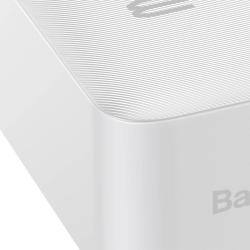 Baseus Powerbanka Bipow 30000mAh, 15W (bílá)