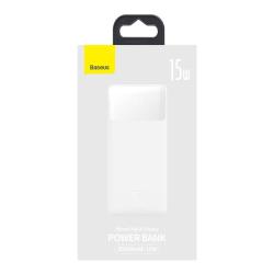 Baseus Powerbanka Bipow 30000mAh, 15W (bílá)