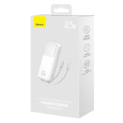 Baseus Powerbanka Comet 10000mAh, 22,5W (bílá)