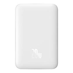 Baseus Powerbanka Magnetic, 10000mAh, USB-C 20W (bílá)