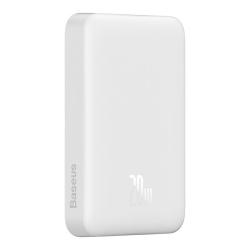 Baseus Powerbanka Magnetic, 10000mAh, USB-C 20W (biela)