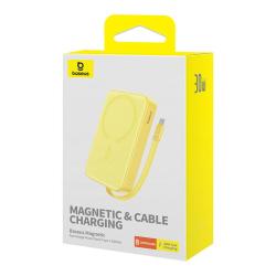 Baseus Powerbanka Magnetic Mini 10000mAh 30W MagSafe (žlutá)