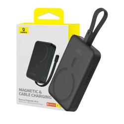 Baseus Powerbanka Magnetic Mini 10000mAh, Lightning 20W MagSafe (černá) Baseus Powerbanka Magnetic Mini 10000mAh, Lightning 20W MagSafe (černá)