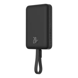 Baseus Powerbanka Magnetic Mini 10000mAh, Lightning 20W MagSafe (černá)
