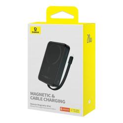 Baseus Powerbanka Magnetic Mini 10000mAh, Lightning 20W MagSafe (černá)