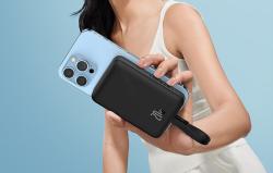 Baseus Powerbanka Magnetic Mini 10000mAh, Lightning 20W MagSafe (černá)