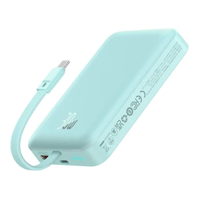 Baseus Powerbanka Magnetic Mini 10000mAh, USB-C 30W MagSafe (modrá)