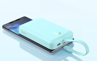 Baseus Powerbanka Magnetic Mini 10000mAh, USB-C 30W MagSafe (modrá) (VÝPREDAJ)