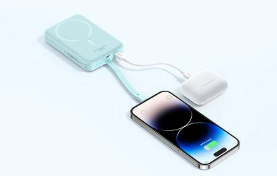 Baseus Powerbanka Magnetic Mini 10000mAh, USB-C 30W MagSafe (modrá) (VÝPREDAJ)