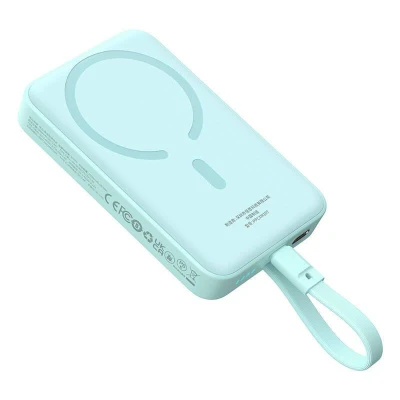 Baseus Powerbanka Magnetic Mini 10000mAh, USB-C 30W MagSafe (modrá) (VÝPREDAJ)