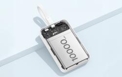 Baseus Powerbanka Magnetic Mini 10000mAh, USB-C30W MagSafe (bílá)