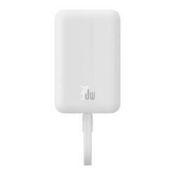 Baseus Powerbanka Magnetic Mini 10000mAh, USB-C30W MagSafe (bílá)