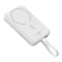 Baseus Powerbanka Magnetic Mini 10000mAh, USB-C30W MagSafe (bílá)