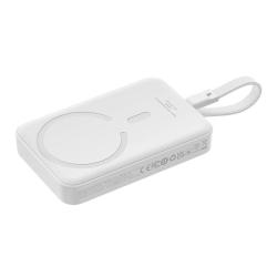 Baseus Powerbanka Magnetic Mini 10000mAh, USB-C30W MagSafe (bílá)
