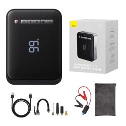 Baseus Powerbanka / startér + kompresor 2v1 Super Energy Car Jump Starter, 8000mAh, 1000A USB (černá) Baseus Powerbanka / startér + kompresor 2v1 Super Energy Car Jump Starter, 8000mAh, 1000A USB (černá)