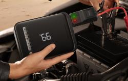 Baseus Powerbanka / startér + kompresor 2v1 Super Energy Car Jump Starter, 8000mAh, 1000A USB (černá)