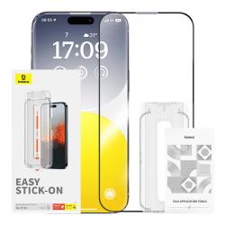 Baseus Safírové tvrzené sklo 0,3 mm pro iPhone 15 Baseus Safírové tvrzené sklo 0,3 mm pro iPhone 15
