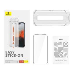 Baseus Safírové tvrzené sklo 0,3 mm pro iPhone 15