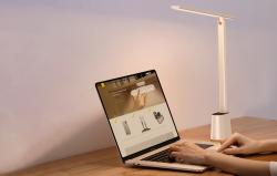 Baseus Skládací stolní lampa Smart Eye dobíjecí (bílá)