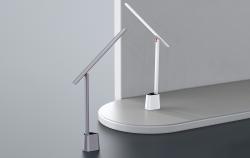 Baseus Skládací stolní lampa Smart Eye dobíjecí (bílá)