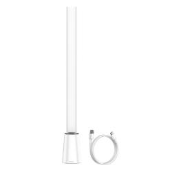 Baseus Skládací stolní lampa Smart Eye dobíjecí (bílá)