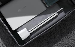 Baseus Skládací stolní lampa Smart Eye dobíjecí (bílá)