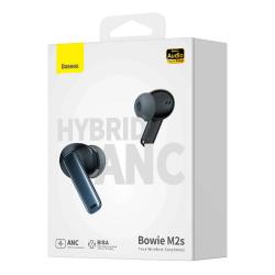 Baseus Sluchátka TWS Bowie M2s (černá)