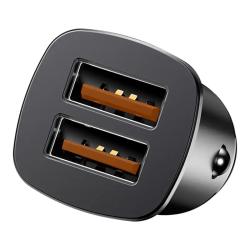 Baseus Square Car Charger 2xUSB QC3.0 5A 30W - černá