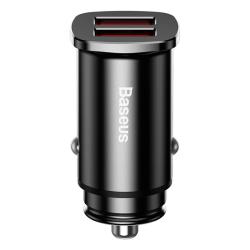 Baseus Square Car Charger 2xUSB QC3.0 5A 30W - černá