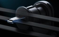 Baseus Stabilní gravitační držák telefonu do auta do větrací mřížky (černý)